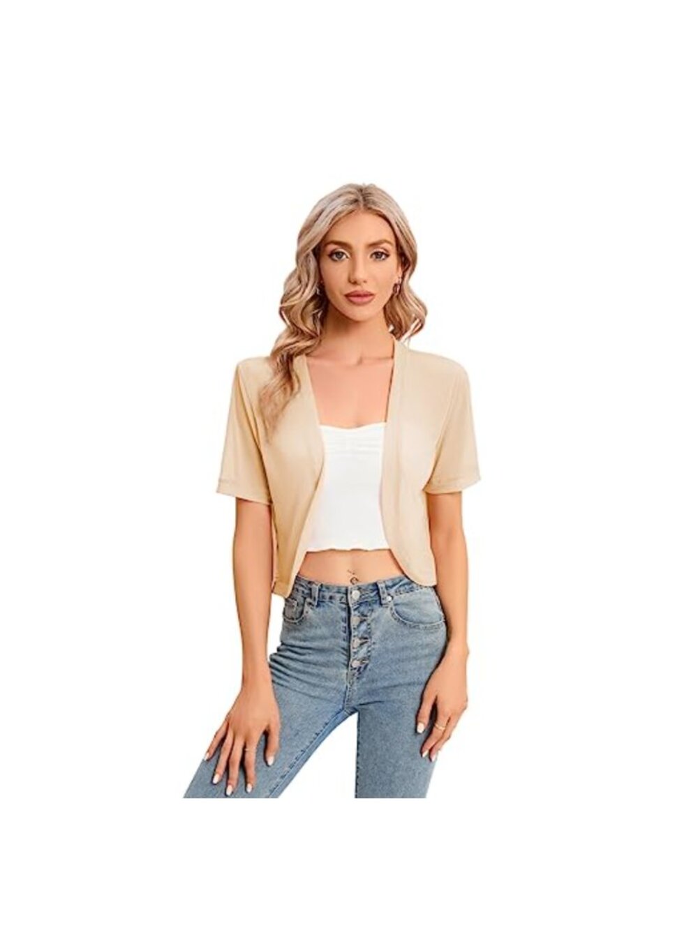 Womens Chiffon Bolero Shrug Loose Cardigan